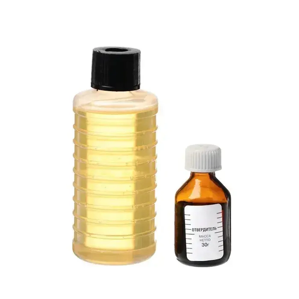 Клей эпоксидный двухкомпонентный ЭДП (эпоксидная смола с отвердителем), 280 гр