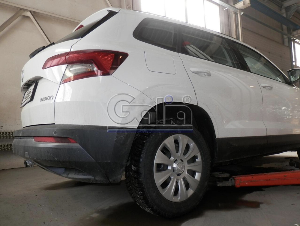 Фаркоп оцинкованный Galia S119C для Skoda Karoq 2018-, Seat Ateca 2016-(паспорт и сертификат в комплекте)(без электрики)