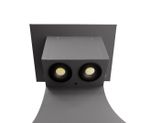 Светильник уличный Келси серый с солнечной батареей w13*8,5 h80 Led 6W (4000K) Декоративная подсветка розовая. С пультом ДУ