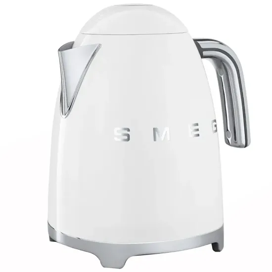 Электрический чайник Smeg KLF03WHEU, объем 1,7 л, белый глянцевый