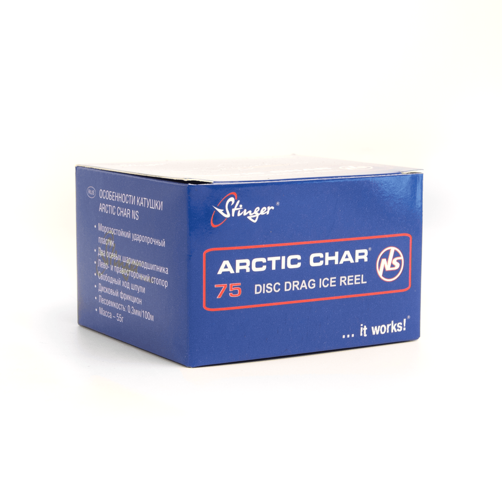 Катушка Stinger Arctic Char NS 75 (75мм, 2BB)