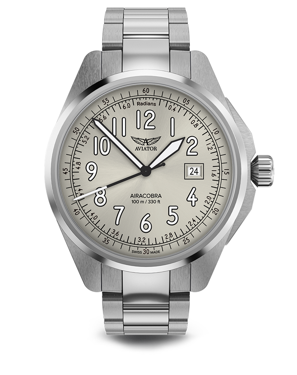 Чаcы кварцевые AVIATOR AIRACOBRA TYPE B V.1.38.0.327.5 мужские