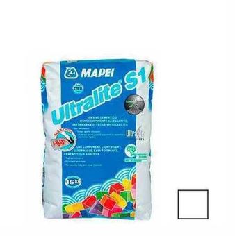 Клей для плитки Mapei Ultralite S1 белый 15 кг