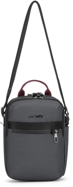 Сумка антивор Pacsafe Metrosafe X vertical crossbody, серый, 6 л.