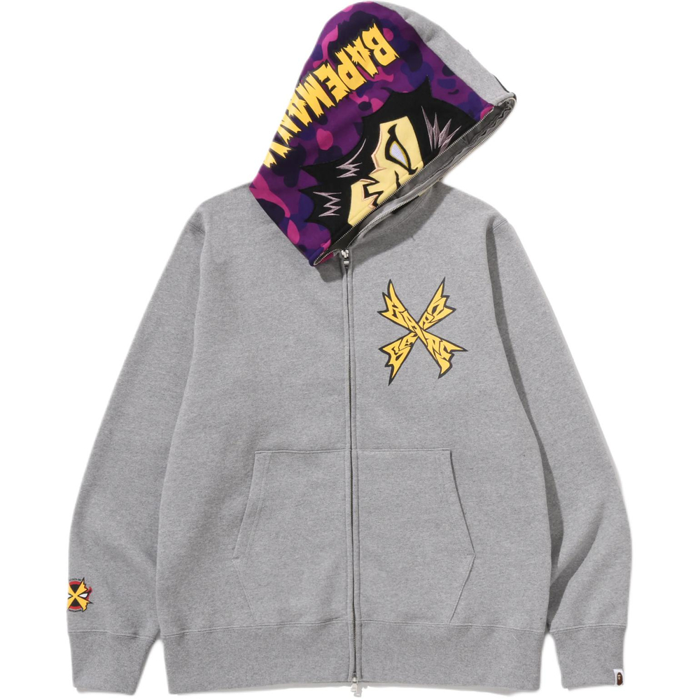 A Bathing Ape Bathing Ape Sweatshirts Cardigan Moderate No Fleece Lined Zip Closure Bap Ss26 001