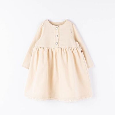 Corduroy dress - Meringue