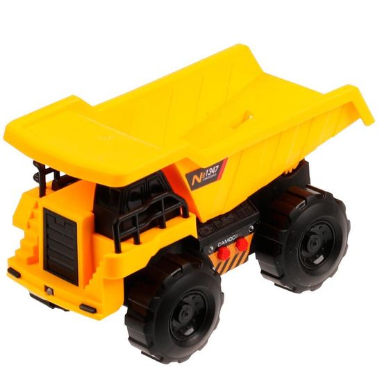 Машина пластик свет-звук САМОСВАЛ, 15 см, подв. дет., инерц.,кор. Технопарк
