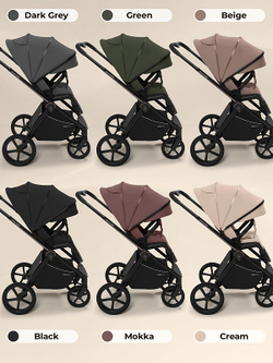 Детская коляска Sweet Baby Elegante Therma SBL 2 в 1 Black