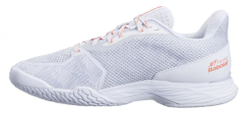 Женские теннисные кроссовки Babolat Jet Tere All Court Women - white/living coral
