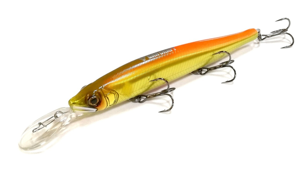 Воблер Gan Craft Rest 128 SF 21g #09Flashing GM Orange