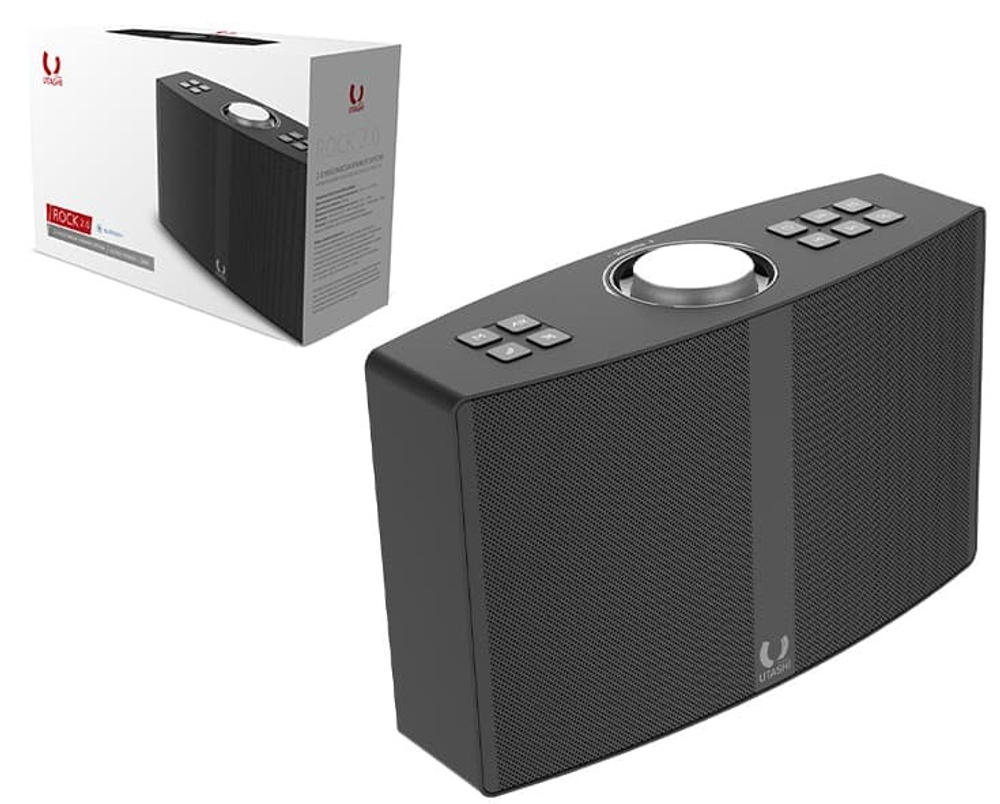 Колонка 2.0 SmartBuy UTASHI ROCK 2.0, 30Вт, Bluetooth, MP3, черн
