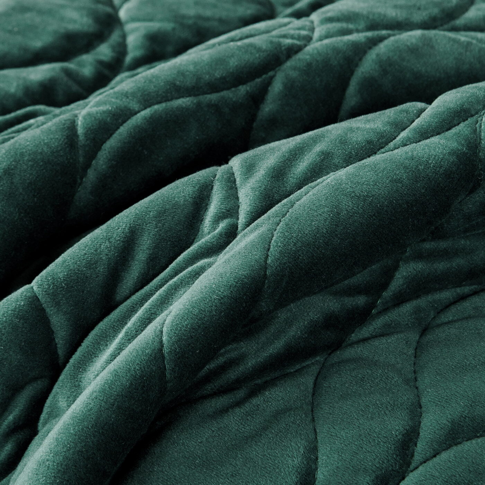 Покрывало 240x260 Sofi De MarkO Нобилис малахитовый зеленый