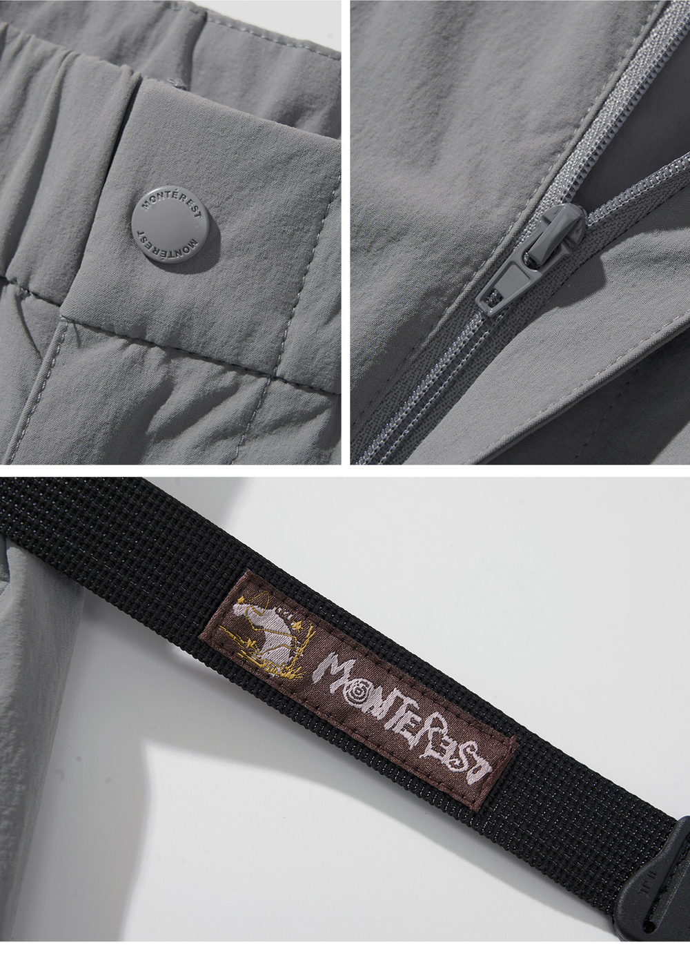 Штаны Nothomme Monterest Relaxed Softshell серый