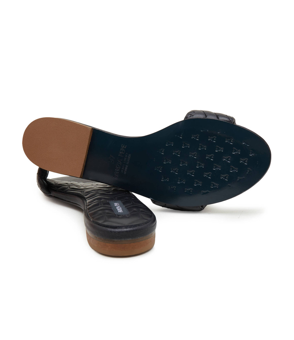 Кожаные шлепанцы Patrizia Pepe - черный(8X0083 L026)