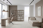 Стеллаж Garda Decor 120*32,5*200 см
