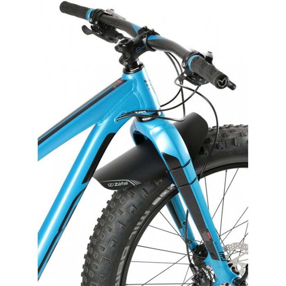 ZEFAL DEFLECTOR LITE XL Крыло переднее/заднее, крепление на хомуты на вилку или раму.  26",27.5", 27,5+, 29" и 29+. Enduro, Trail. черный