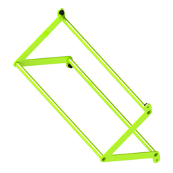 Перекладина треугольная D32-32-32 мм 1100 мм DHZ