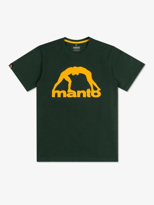 Футболка MANTO VIBE 25 Сосновый зеленый-желтый