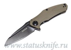 Нож Kershaw 7007TANBW Natrix - Tan G-10 - Blackwashфотография - 1