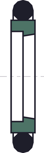 Штоковое уплотнение XB 90x105.1x5.9 ASTON
