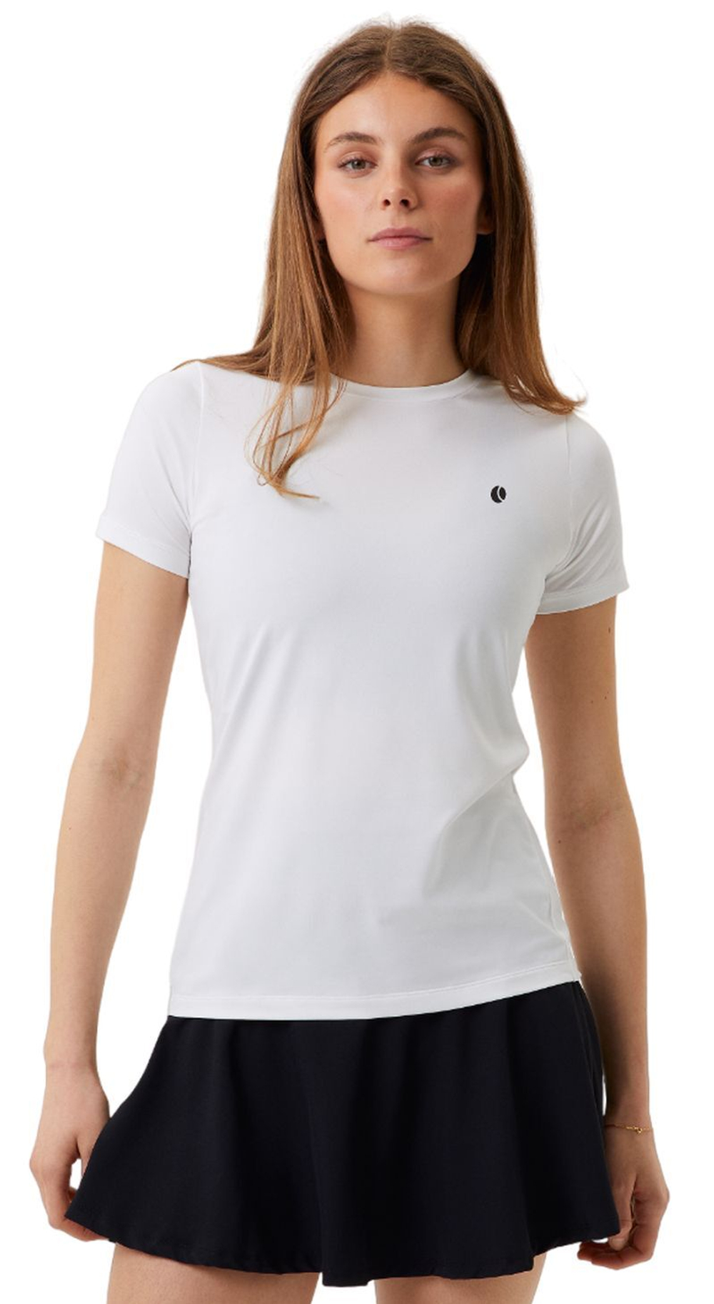 Женская теннисная футболка Björn Borg Ace Slim T-Shirt - brilliant white