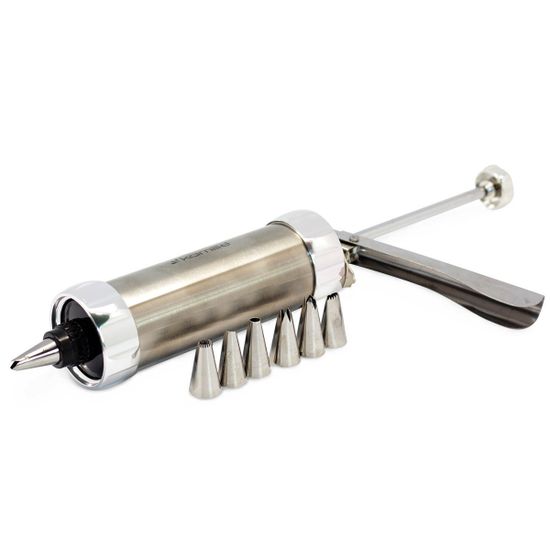 Шприц кондитерский для печенья Kamille КМ-6504 из нержавеющей стали