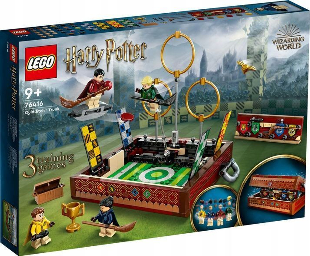 Конструктор LEGO Harry Potter Гарри Поттер Квиддич - чемодан/ Сундук для  квиддича 76416 купить в Москве | Доставка по России.