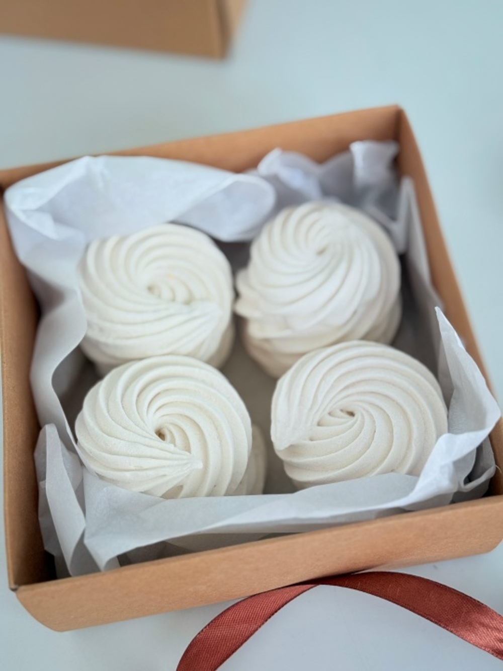 Зефир «Завитки» 15*15 см