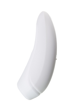 Вакуум-волновой бесконтактный стимулятор клитора Satisfyer Curvy 1+, силикон, белый, 14,3 см.