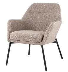 Лаунж-кресло Joaquin, серое букле