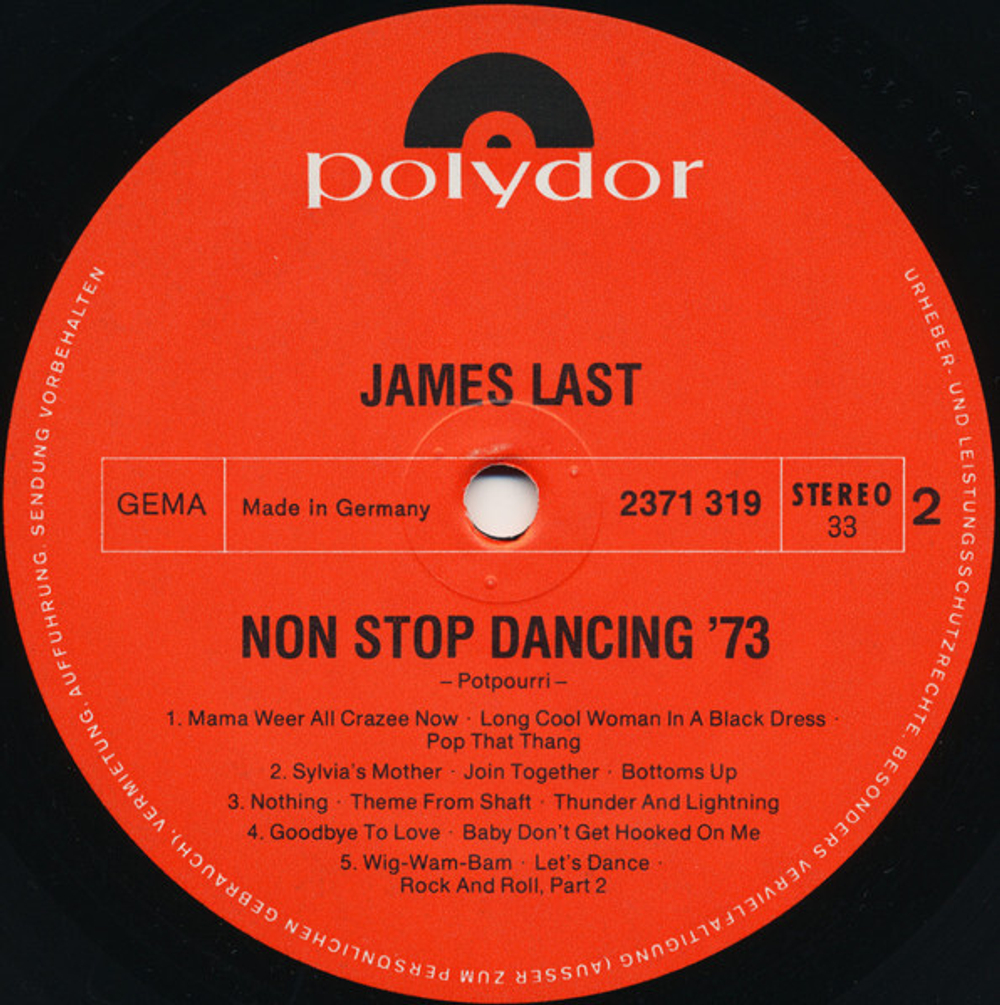 James Last / Non Stop Dancing 1973 (LP)