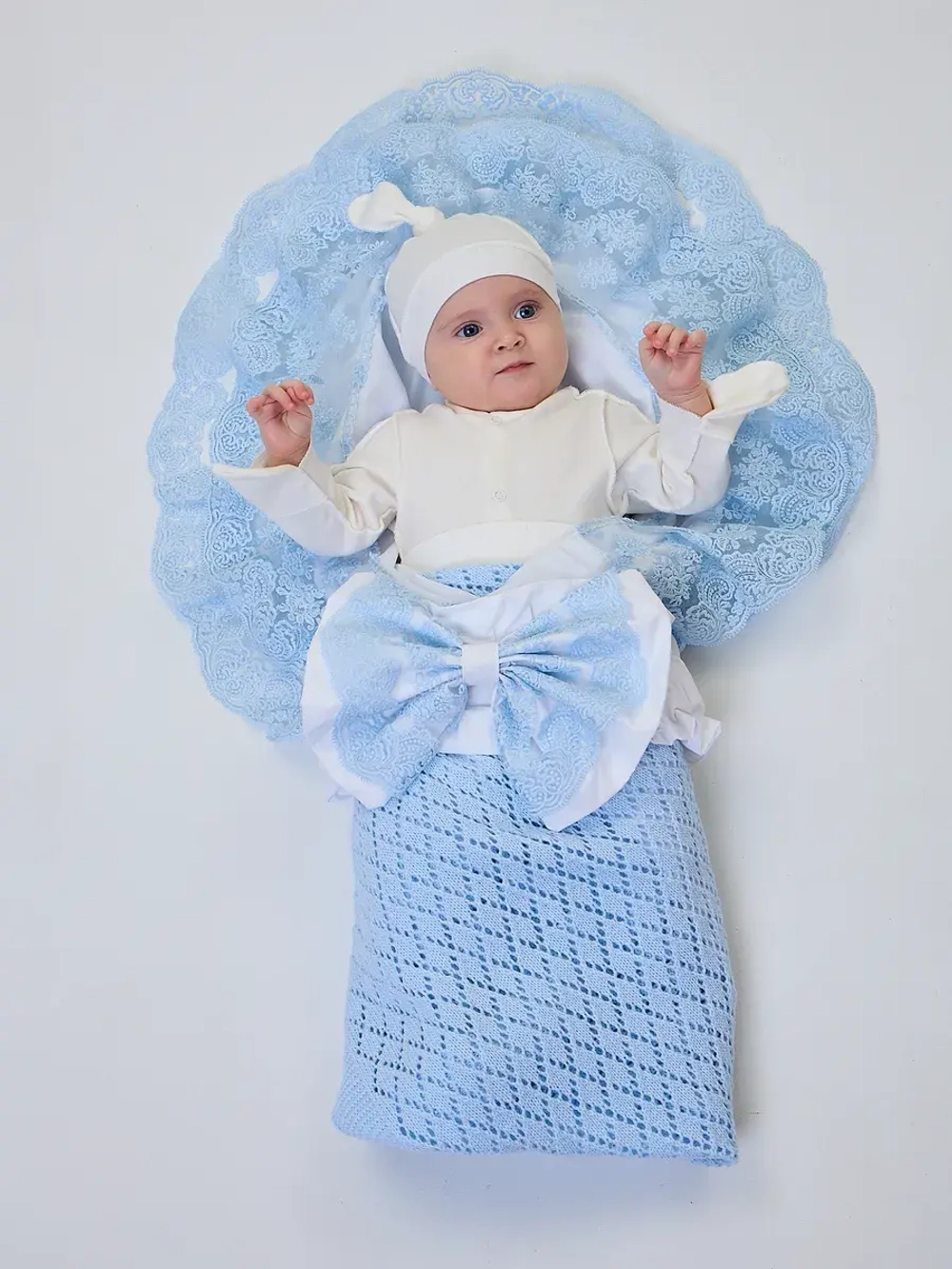 Конверт на выписку для новорожденных летний