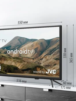 Телевизор ЖК Kivi 24" 24H740LB черный