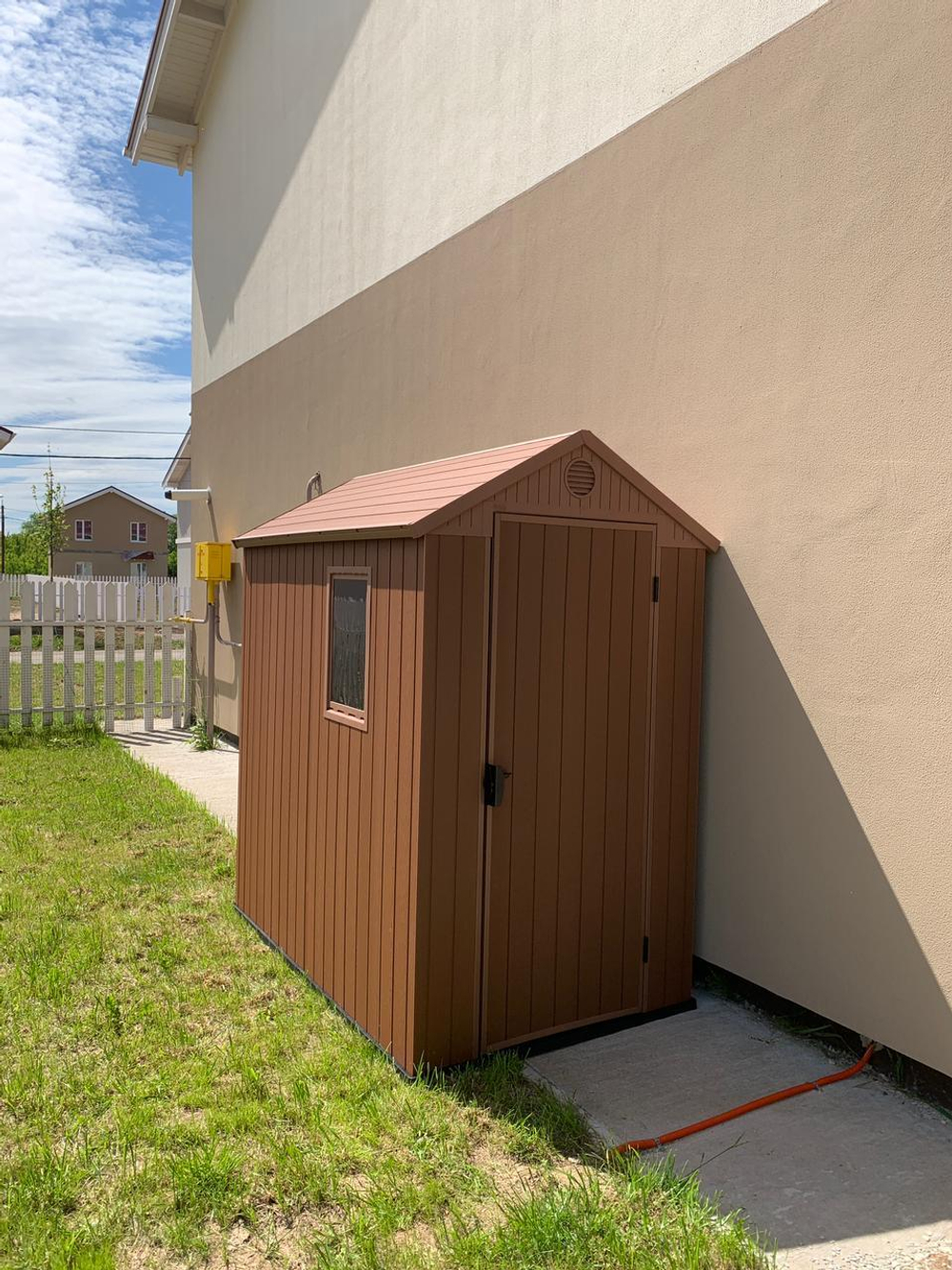 Пластиковый сарай Keter Darwin 4x6 brown