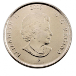 25 центов "Ленточка. Борьба с раком молочной железы" 2006 год UNC (Цветная)