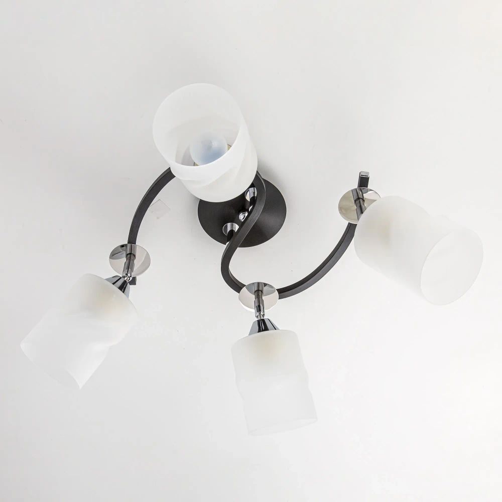 Citilux Сиерра CL119241 Люстра с поворотными плафонами Чёрная