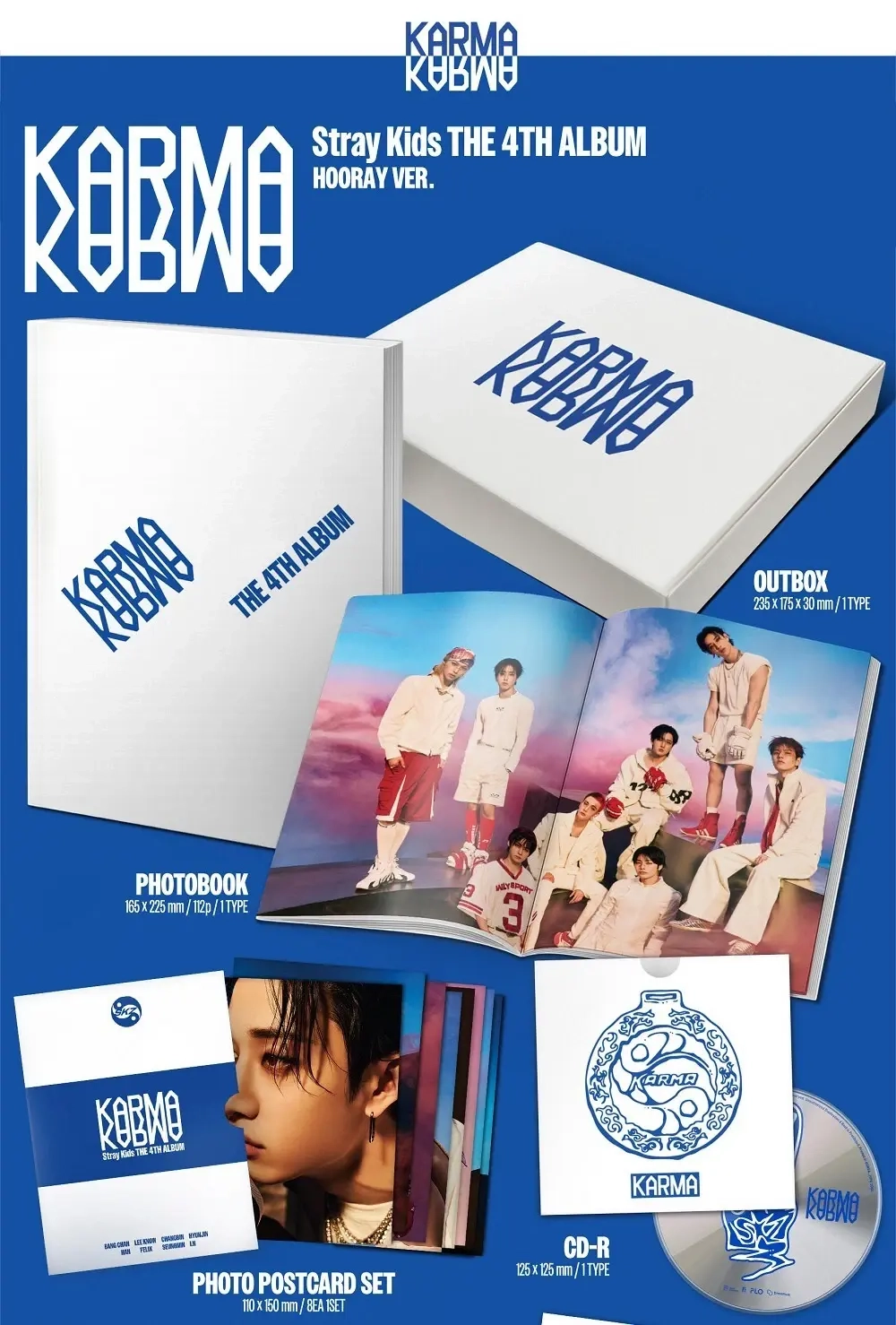 Альбом STRAY KIDS - KARMA [Standard ver.] (Hooray ver.)