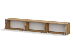 Тумба подвесная под ТВ «Байкал» Белая