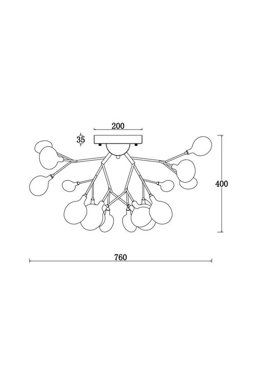 Потолочная люстра Freya Florencia FR5049CL-27W2