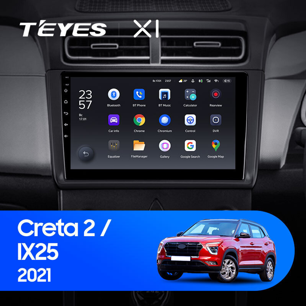 Teyes X1 10" для Hyundai Creta 2020-2021