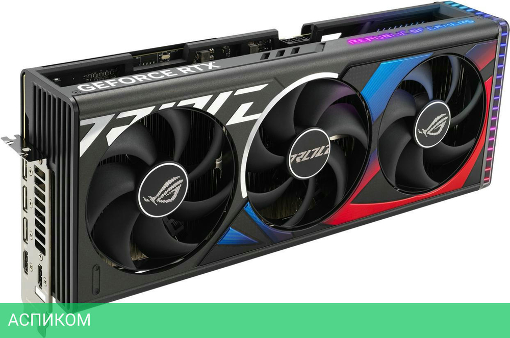 Видеокарта ASUS ROG Strix GeForce RTX 4090 OC Edition 24GB GDDR6X ROG-STRIX-RTX4090-O24G-GAMING (90YV0ID0-M0NA00)