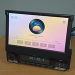 Автомагнитола Bos-Mini BOS-N776S DSP Android/2+32GB Выездной экран.