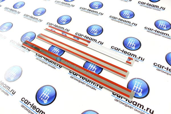 Хром накладки на пороги из нержавейки Lada на ВАЗ 2108-09