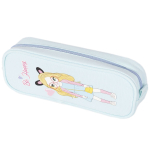 Пенал - косметичка Alingar, ткань, молния, 225 х 50 х 85 мм, "Девочка в очках", ассорти