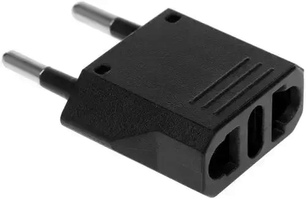 переходник с китайской розетки , на евро вилку , Сетевой адаптер для путешествий , черный Латунь! R74S 16А