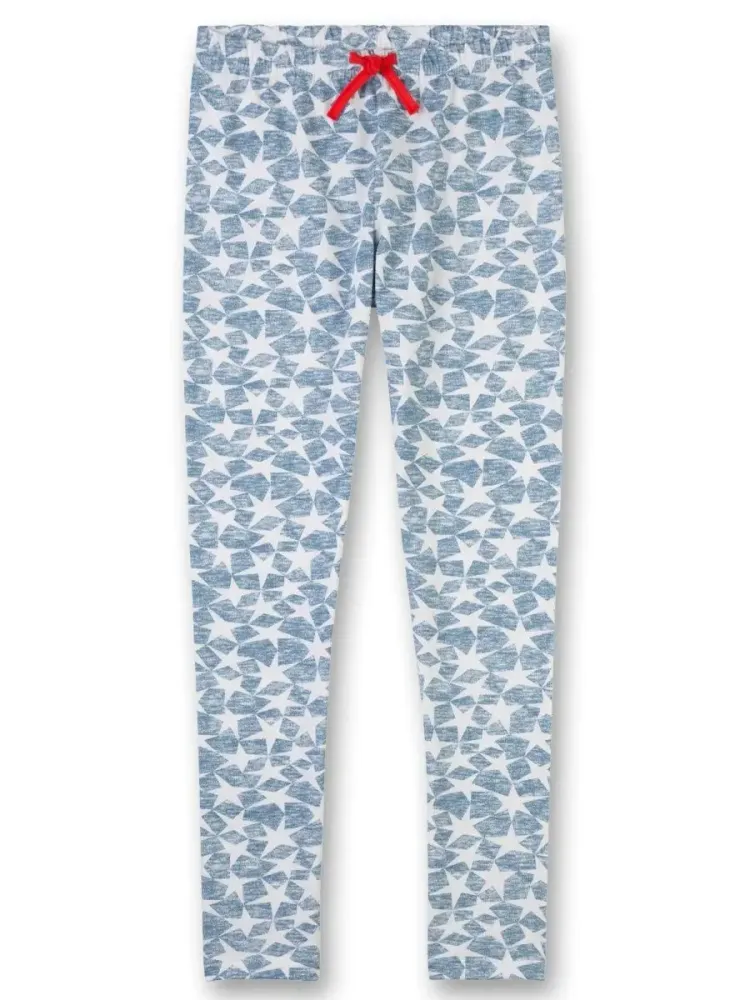 Облегающие брюки-легинсы со звездами Sanetta для девочки