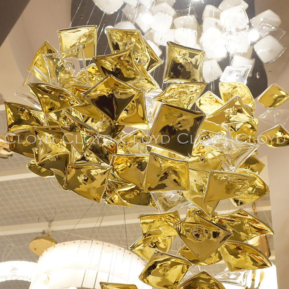 Люстра Cloyd TAKAMAKA C12 / выс. 180 см - хром (арт.11489)