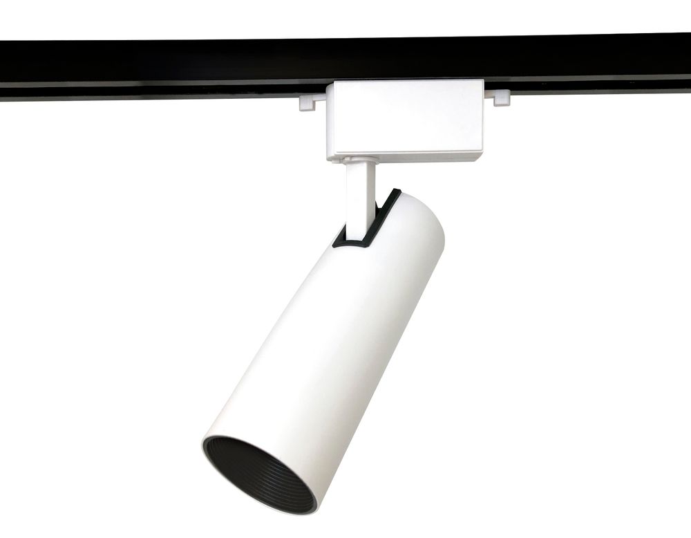 Трековый однофазный светодиодный светильник GL5851 WH/BK белый/черный LED 10W 4200K 24°