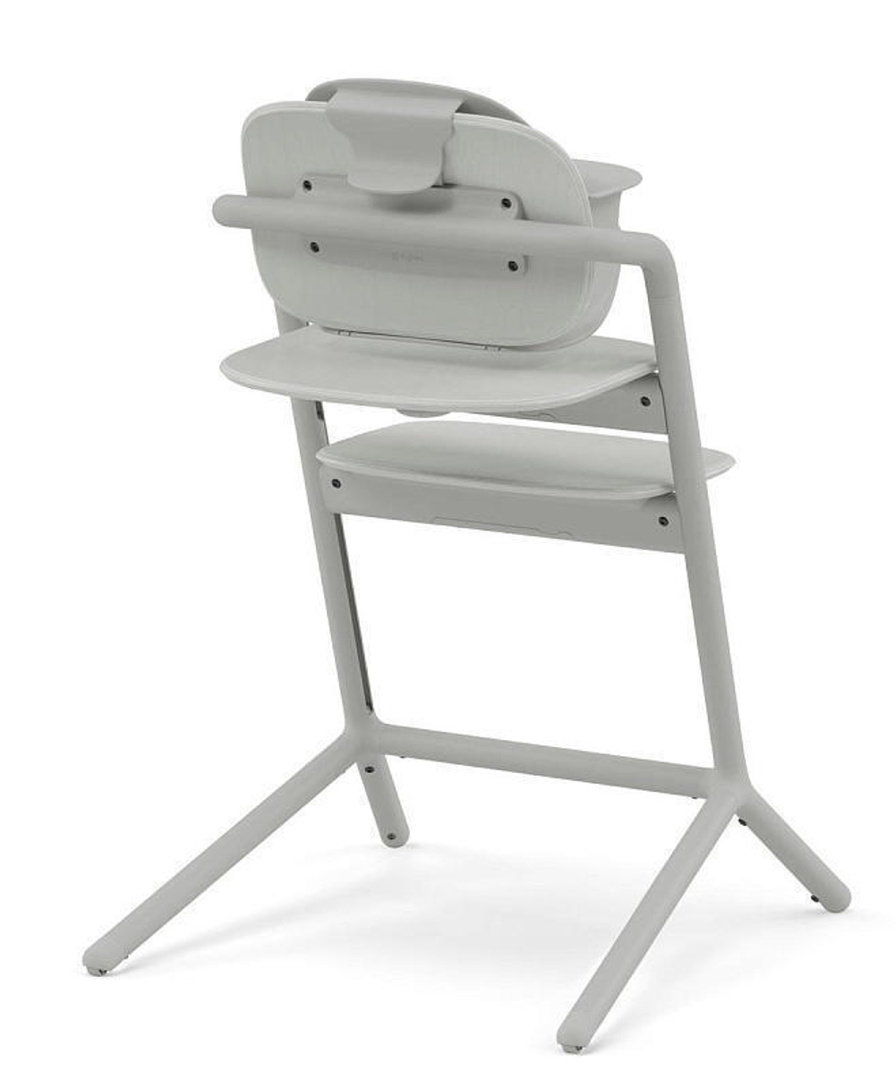 Стульчик для кормления Cybex Lemo 4 в 1 с мягкими чехлами Comfort Inlay Suede Grey/Stunning Black