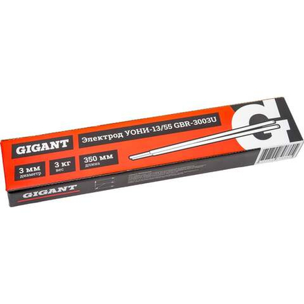 Электроды УОНИ-13/55 (3 мм; 3 кг) Gigant GBR-3003U